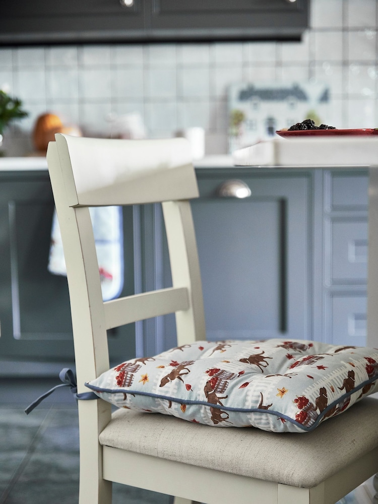 Laura Ashley Set of 2 White Dorset Upholstered Upholstered Dining Chairs - Image 2 of 5