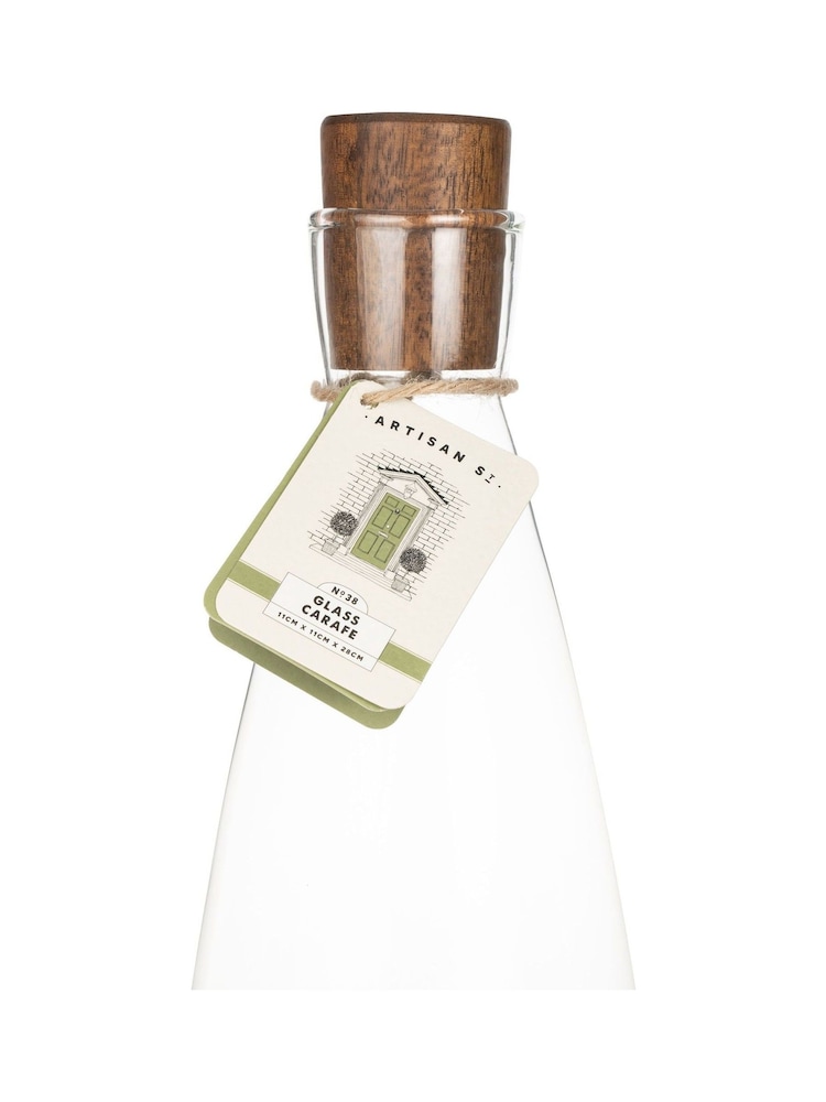Artisan Street Clear Glass Carafe - Image 4 of 4