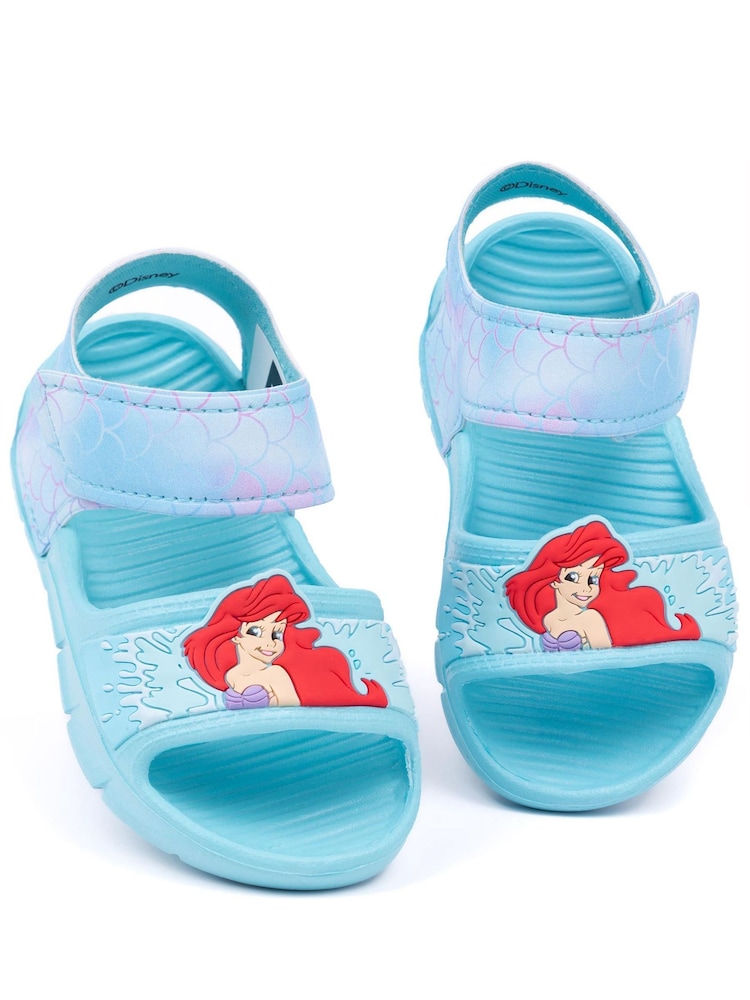Vanilla Underground Blue Girls Little Mermaid Disney Sandals - Image 1 of 5
