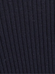 Barbour® Navy Francis Knitted 100% Cotton Midi Dress - Image 1 of 1