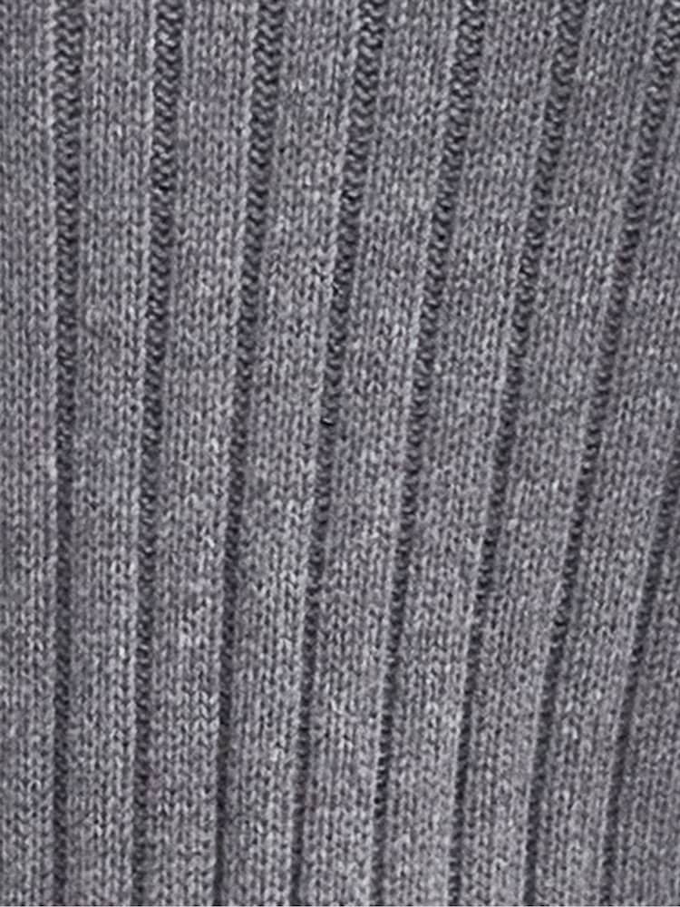 Barbour® Grey 100% Cotton Winona Chunky Knitted Midi Dress - Image 8 of 8