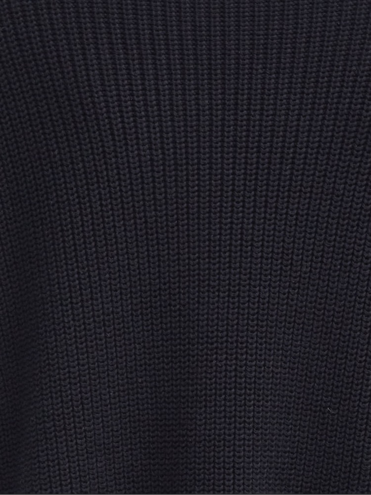 Barbour® Black 100% Cotton Rib Stitch Knitted Cape Wool Blend Jumper - Image 8 of 8 Barbour® Black 100% Cotton Rib Stitch Knitted Cape Wool Blend Jumper - Image 8 of 8
