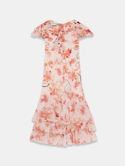Mint Velvet Pink Floral Print Midi Dress - Image 8 of 8