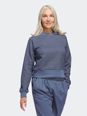 adidas Golf Navy Women'S Go-To Sweatshirt - Image 3 of 7