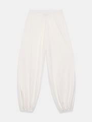 Mint Velvet White Jersey Balloon Trousers - Image 7 of 8