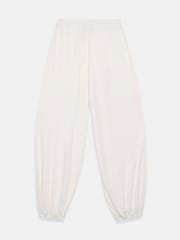 Mint Velvet White Jersey Balloon Trousers - Image 8 of 8