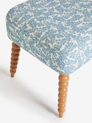 Laura Ashley Cariad Spray Newport Blue Rowe Bench - Image 3 of 6