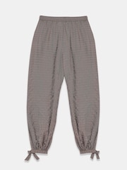 Mint Velvet Brown Checked Soft Balloon Trousers - Image 7 of 8