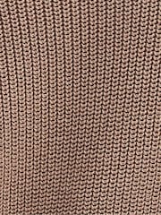 Barbour® Beige 100% Cotton Rib Stitch Knitted Cape Wool Blend Jumper - Image 7 of 7