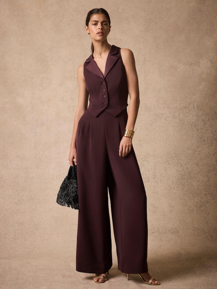 Mint Velvet Tuxedo Jumpsuit - 8суретінің 1 суреті