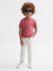 Reiss Coral Bless Crew Neck T-Shirt - Image 3 of 6