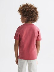 Reiss Coral Bless Crew Neck T-Shirt - Image 5 of 6
