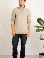Weird Fish Burnaby 1/4 Zip Jumper - Image 3 of 7