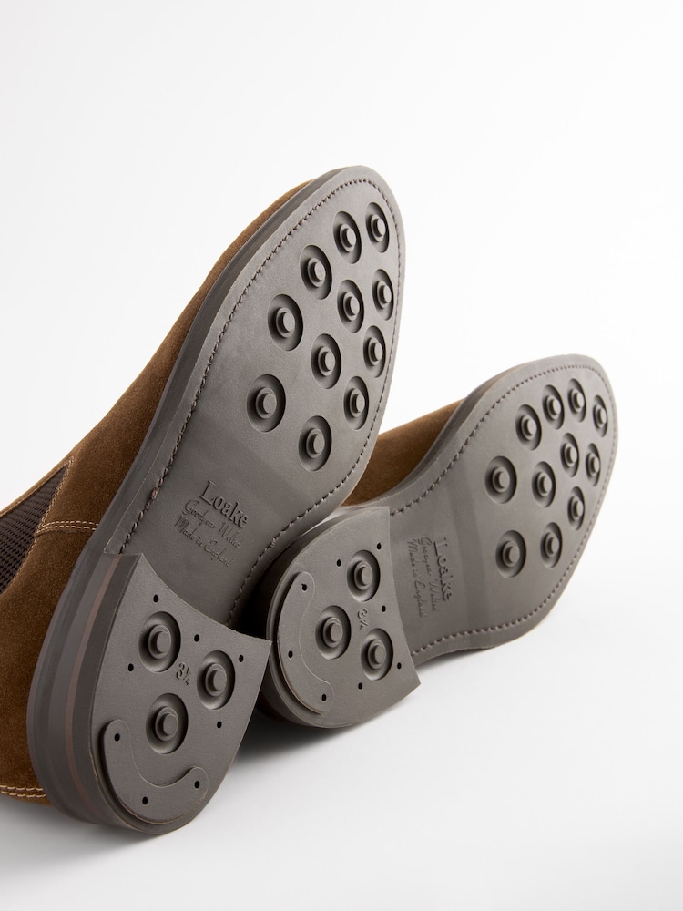 Brown Loake For Next Suede Chelsea Boots - Image 6 of 6 Brown Loake For Next Suede Chelsea Boots - Image 6 of 6
