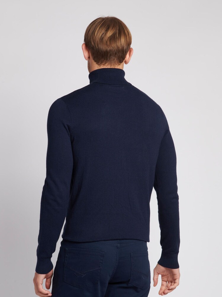U.S. Polo Assn. Blue Mens Roll Neck Jumper - Image 2 of 8