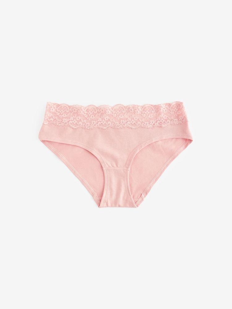Wit/roze/groen - 4 Kanten slips - Image 7 of 10
