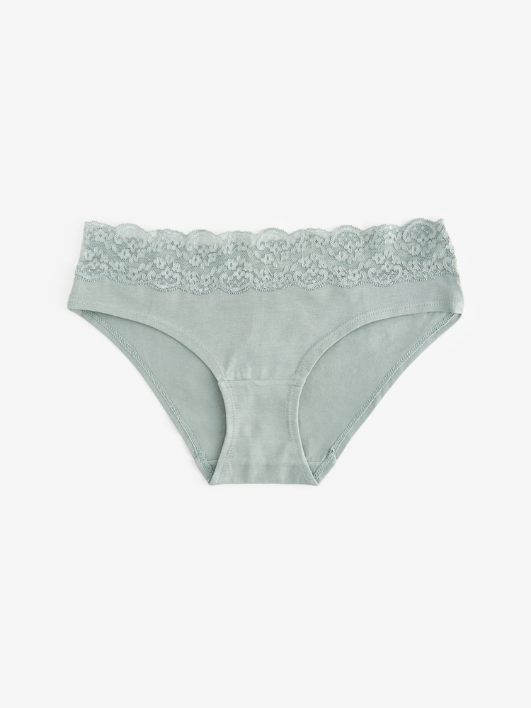 Wit/roze/groen - 4 Kanten slips - Image 9 of 10