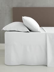 Catherine Lansfield White Percale Extra Deep Fitted Sheet - Image 1 of 3