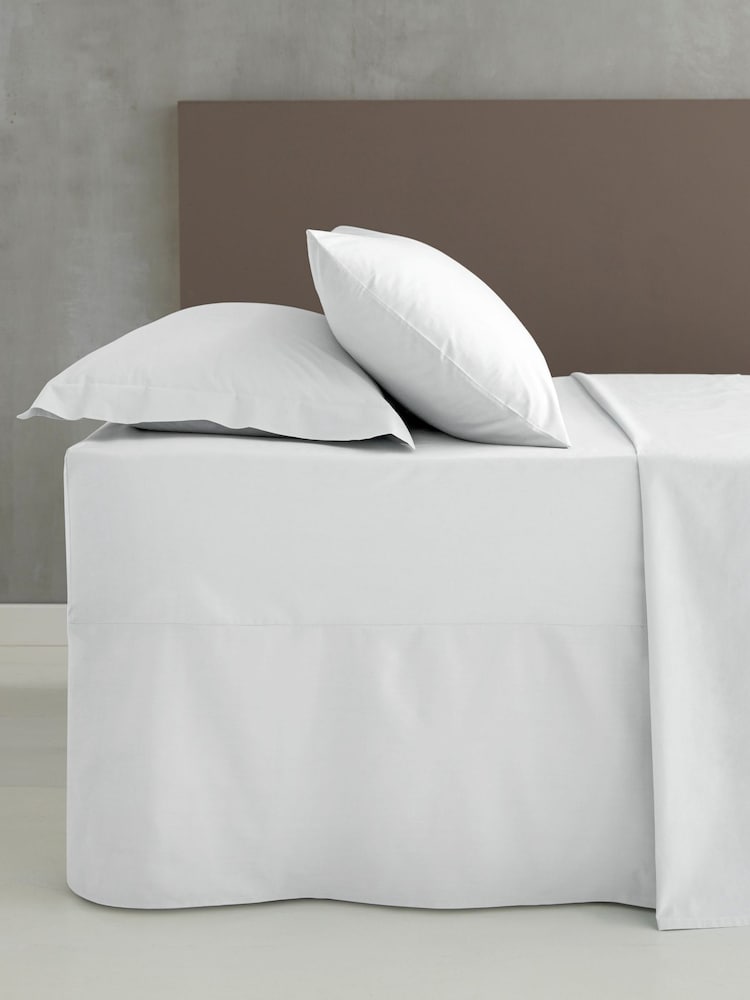 Catherine Lansfield White Percale Extra Deep Fitted Sheet - Image 1 of 3