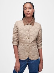 Barbour® Pink Deveron Diamond Quilt Lightweight Jacket - Image 1 of 9