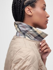 Barbour® Pink Deveron Diamond Quilt Lightweight Jacket - Image 4 of 9