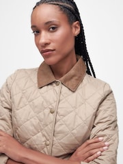 Barbour® Pink Deveron Diamond Quilt Lightweight Jacket - Image 5 of 9