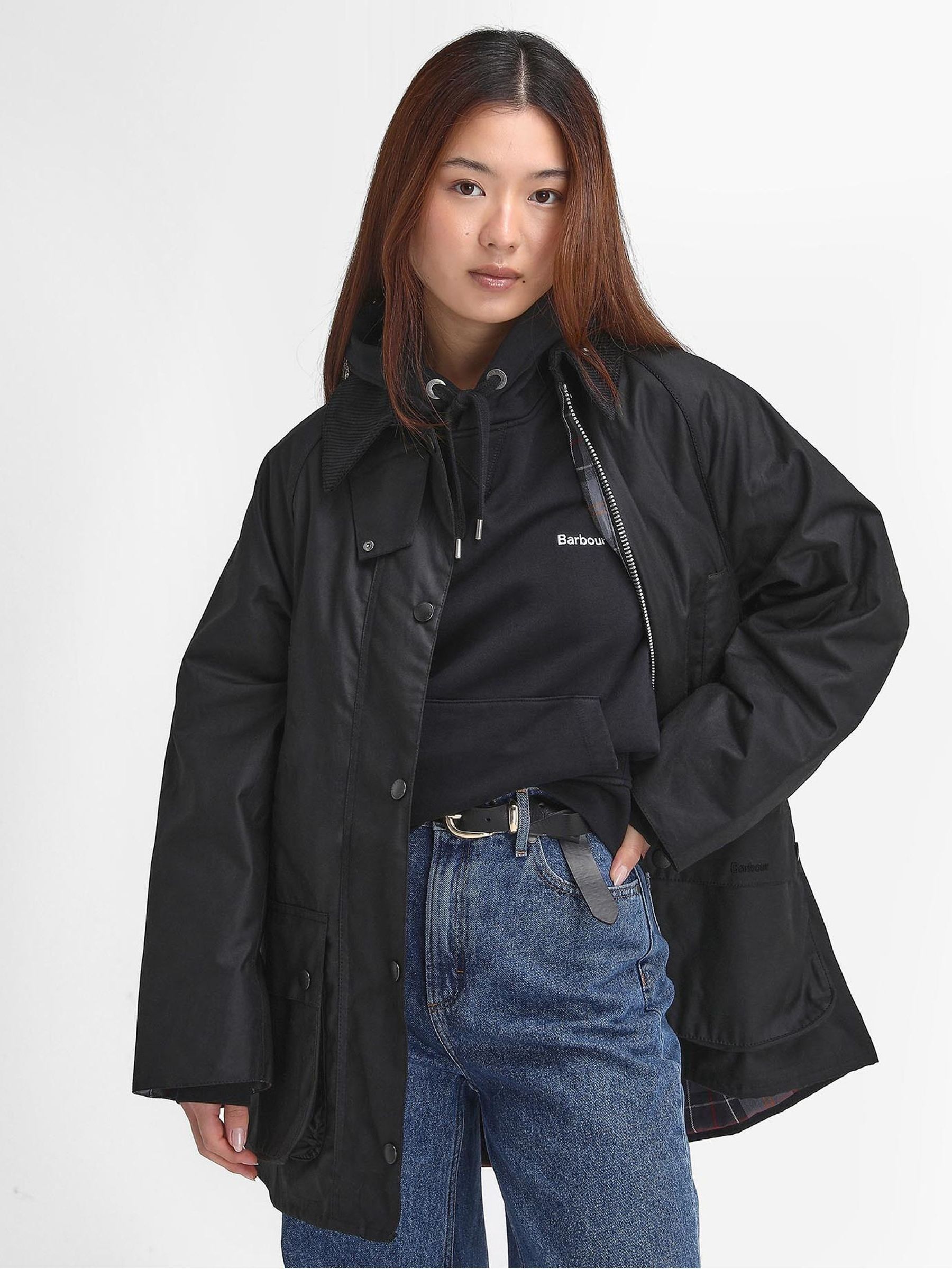 Buy Barbour Black Beaufort 100 Cotton Wax Jacket from Next Netherlands