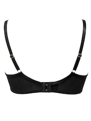Pour Moi Black Non-Padded India Eyelash Lace Bra - Image 5 of 5