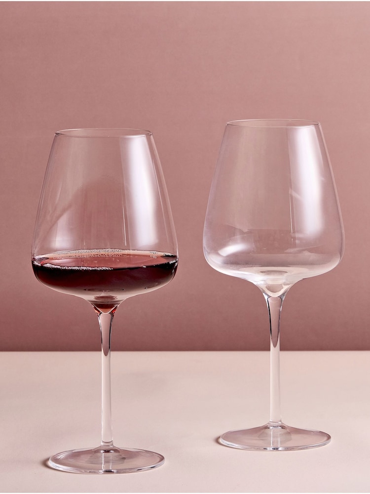 Anton Studio Designs Set of 2 Clear Juno Red Wine Spritz Glasses - Image 1 of 5 Anton Studio Designs Set of 2 Clear Juno Red Wine Spritz Glasses - Image 1 of 5
