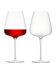 Anton Studio Designs Set of 2 Clear Juno Red Wine Spritz Glasses - Image 2 of 5