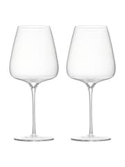 Anton Studio Designs Set of 2 Clear Juno Red Wine Spritz Glasses - Image 3 of 5