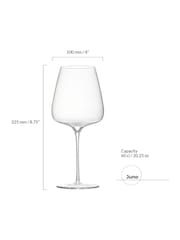 Anton Studio Designs Set of 2 Clear Juno Red Wine Spritz Glasses - Image 4 of 5