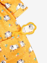 JoJo Maman Bébé Mustard Yellow Guinea Pig Button Front Dress - Image 4 of 4