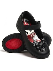 Character Black Minnie Mouse School Shoes - Image 1 of 5