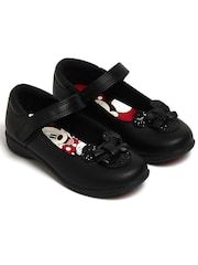 Character Black Minnie Mouse School Shoes - Image 3 of 5