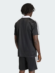 adidas Originals Black Archive Collar Engineered Jersey - Image 2 of 5