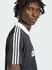 adidas Originals Black Archive Collar Engineered Jersey - Image 4 of 5