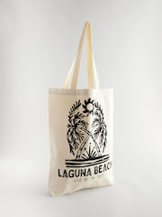 Cream 100% Cotton Reusable Bag For Life - Image 1 of 5