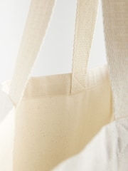 Cream 100% Cotton Reusable Bag For Life - Image 5 of 5