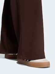 adidas Originals Brown Essentials Wide Leg Trousers - Image 4 of 6