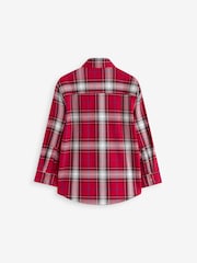 Red Check 100% Cotton Long Sleeve Check Shirt (3-16yrs) - Image 2 of 3