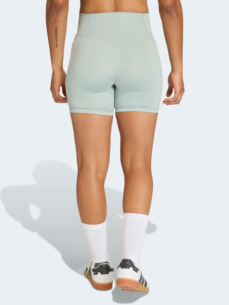 adidas Green Optime Essentials Workout Short - Image 2 of 7