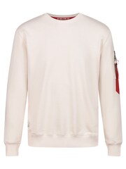 Alpha Industries Dark Olive Green USN Blood Chit 100% Cotton Sweater - Image 3 of 10