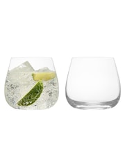 Anton Studio Designs Clear Set of 2 Juno DOF Tumblers - Image 2 of 6