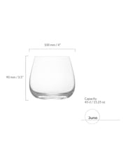 Anton Studio Designs Clear Set of 2 Juno DOF Tumblers - Image 5 of 6