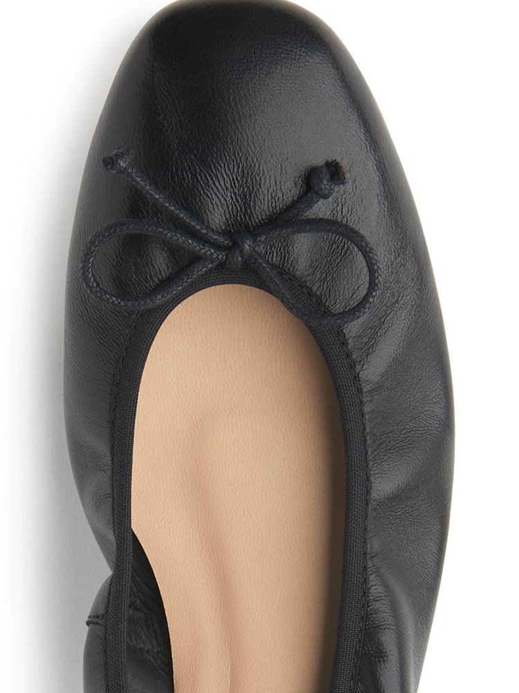 LK Bennett Black Trilly Ballerina Flats - Image 4 of 4
