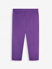 JoJo Maman Bébé Green Dino & Purple Girls' 2-Pack Leggings - Image 3 of 5