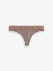 Calvin Klein Brown Intrinsic Lace Thong - Image 4 of 4