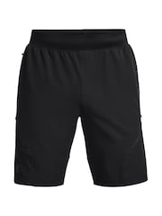 Under Armour Black Under Armour Unstoppable Cargo Black Shorts - Image 5 of 7