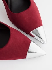 Red Forever Comfort® Metallic Toe Court Shoes - Image 6 of 7